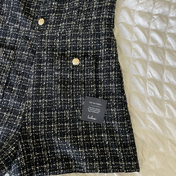 Lulu's Marvelous Poise tweed Strapless Jumpsuit for a Night Out - Picture 5 of 12